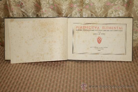 Libros de segunda mano: 2460- PERSPECTIVA ELEMENTAL. EDELVIVES. EDIT LUIS VIVES. 1940. - Foto 1