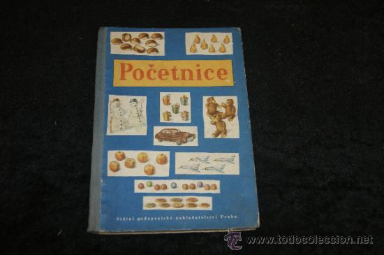 Libros de segunda mano: Pocetnice, antiguo libro escolar de Praga de 1956 - Foto 1