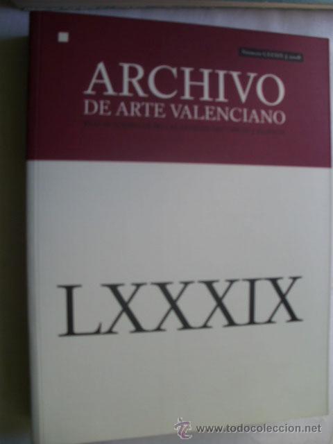 Libros de segunda mano: ARCHIVO DE ARTE VALENCIANO. XC. 2009 - Foto 1