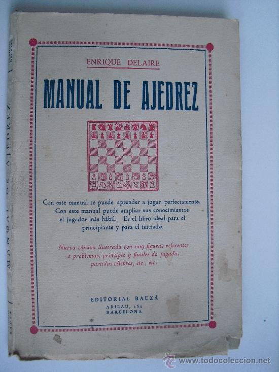 Libros de segunda mano: Manual de ajedrez. Delaire, Enrique - Foto 1