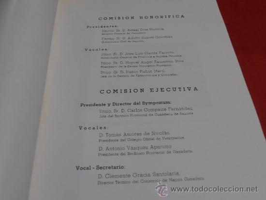 Libros de segunda mano: PRIMER SYMPOSIUM NACIONAL SOBRE BRUCELOSIS - Foto 3