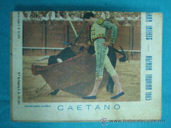 Libros de segunda mano: Agenda taurina 1965 - Foto 1