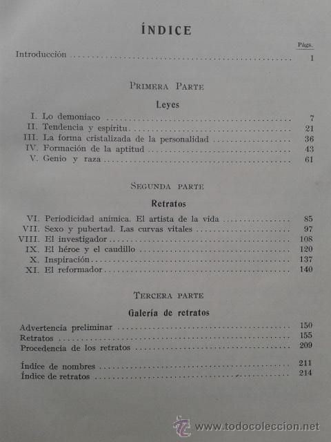 Libros de segunda mano: Hombres geniales.Ernest KRETSCHMER.Edito. LABOR.1954 - Foto 2