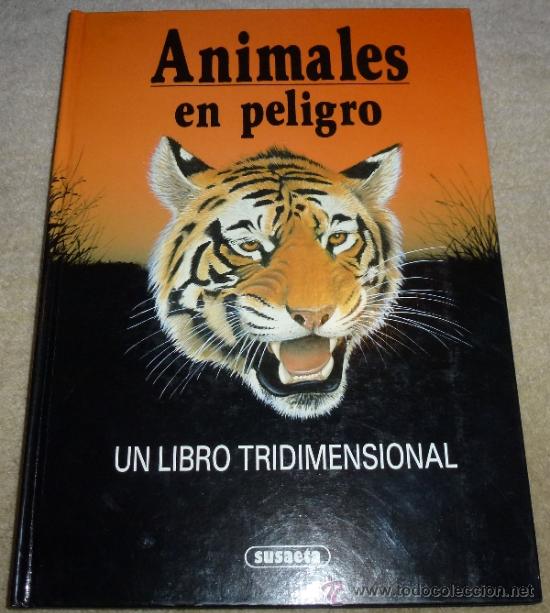 Libros de segunda mano: Animales en peligro - Libro Pop-Up - Susaeta &iexcl;Impecable! - Foto 1