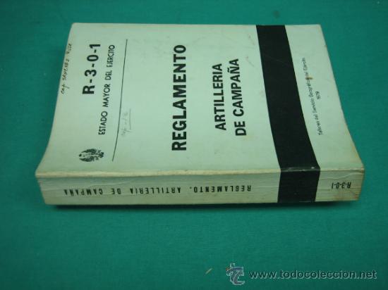 Libros de segunda mano: Ejercito Espa&ntilde;ol. Reglamento. Artilleria de campa&ntilde;a 1979 - Foto 2