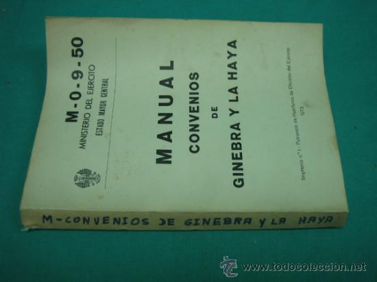 Libros de segunda mano: Ejercito Espa&ntilde;ol. Manual. Comvenios de Ginebra y La Haya 1973 - Foto 2