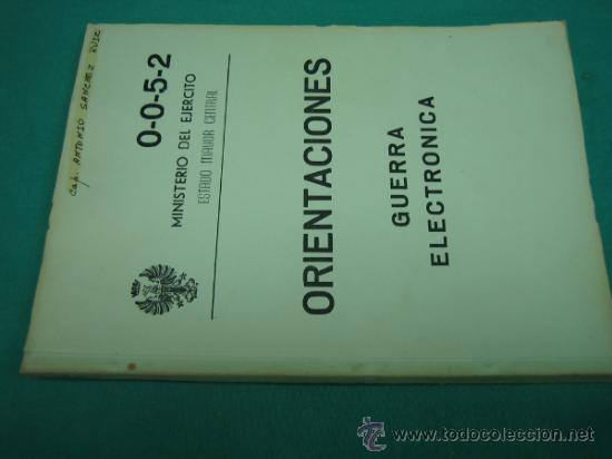 Libros de segunda mano: Ejercito Espa&ntilde;ol. Orientaciones. Guerra electronica - Foto 2