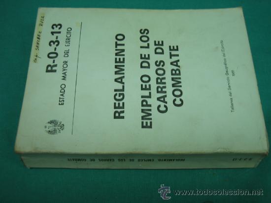 Libros de segunda mano: Ejercito Espa&ntilde;ol. Reglamento. Empleo de los carros de combate 1981 - Foto 2