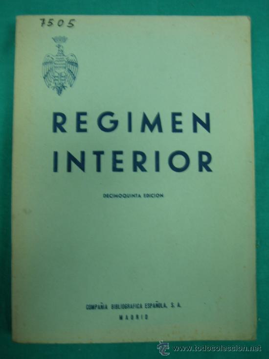 Libros de segunda mano: Ejercito Espa&ntilde;ol. Regimen interior 1941 - Foto 1