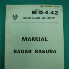 Ejercito Espa ol Manual Radar Rasura 1981 Compra Venta En Todocoleccion ejercito-espa-ol-manual-radar-rasura-1981-compra-venta-en-todocoleccion
