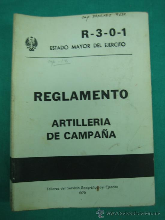 Libros de segunda mano: Ejercito Espa&ntilde;ol. Reglamento. Artilleria de campa&ntilde;a 1979 - Foto 1