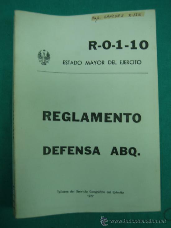 Libros de segunda mano: Ejercito Espa&ntilde;ol. Reglamento. Defensa ABQ  1977 - Foto 1