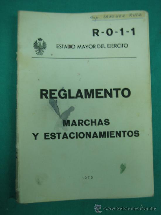 Libros de segunda mano: Ejercito Espa&ntilde;ol. Reglamento. Marchas y estacionamientos - Foto 1