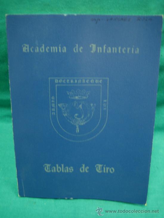 Libros de segunda mano: Ejercito Espa&ntilde;ol. Academia de infanteria, tablas de tiro - Foto 1
