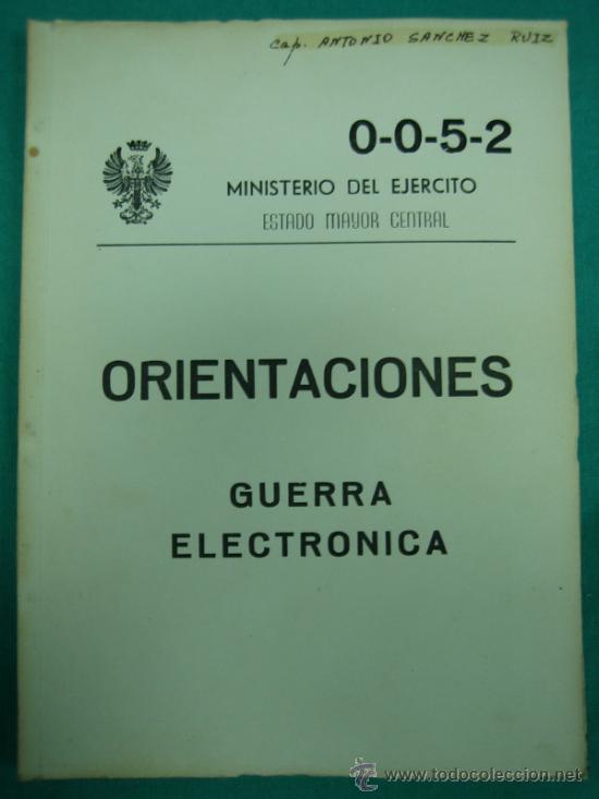 Libros de segunda mano: Ejercito Espa&ntilde;ol. Orientaciones. Guerra electronica - Foto 1