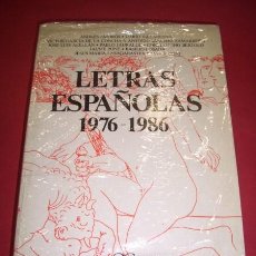 Libros de segunda mano: LETRAS ESPAÑOLAS : 1976-1986