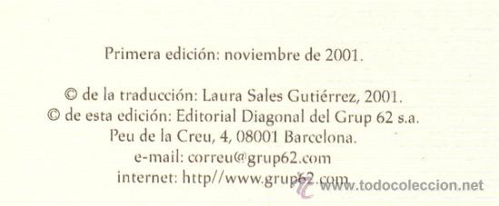 Libros de segunda mano: EL DIARIO DE SUZANNE / JAMES PATTERSON .  ED. DIAGONAL . 1&ordf; EDICI&Oacute;N . - Foto 4