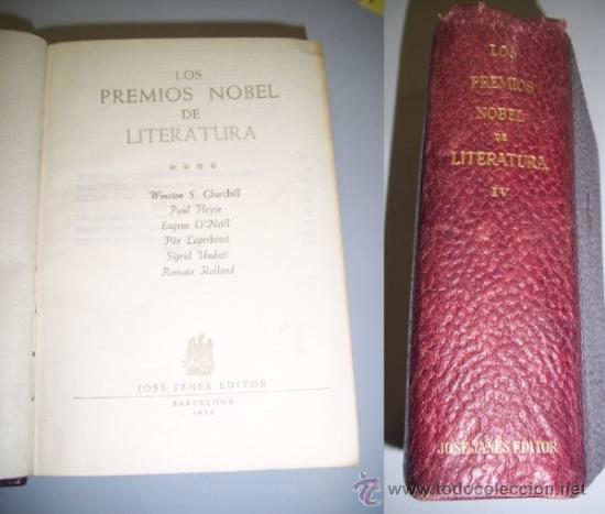 Libros de segunda mano: Los PREMIOS N&oacute;bel de Literatura. Vol. IV