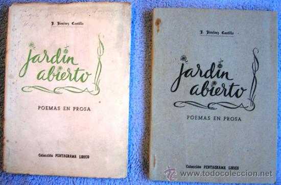 Libros de segunda mano: JARDIN ABIERTO. POEMAS EN PROSA. DE J. JIMENEZ CASTILLO. - Foto 4
