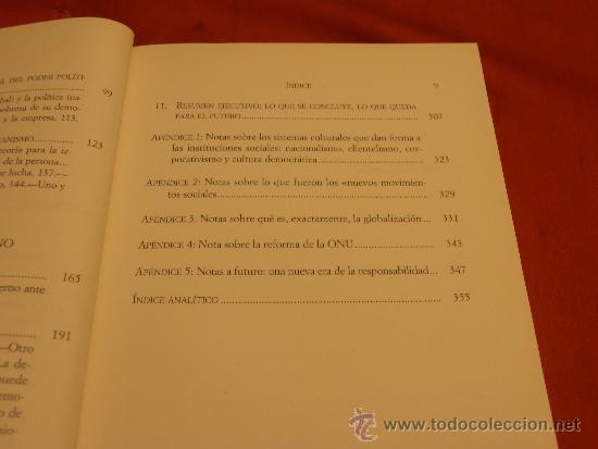Libros de segunda mano: HOMO GLOBALIS, EN BUSCA DEL BUEN GOBIERNO - Foto 7