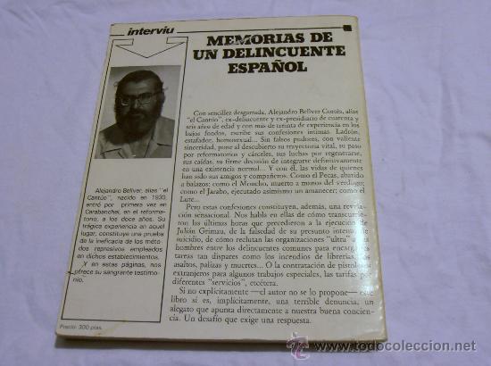 Libros de segunda mano: MEMORIAS DE UN DELINCUENTE ESPA&Ntilde;OL - Foto 2