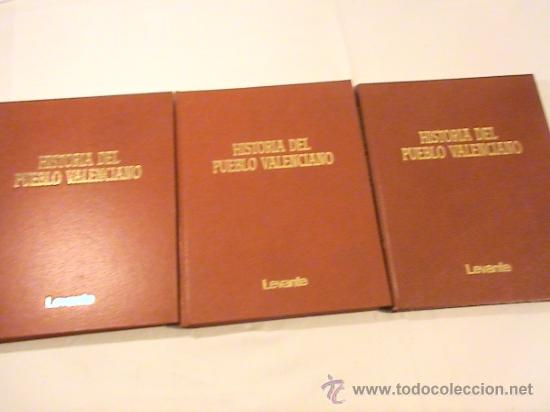 Libros de segunda mano: Historia del pueblo valenciano. (3 tomos) Completo. - Foto 1