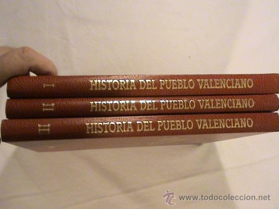 Libros de segunda mano: Historia del pueblo valenciano. (3 tomos) Completo. - Foto 6