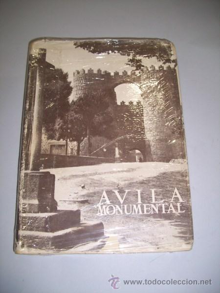 Libros de segunda mano: ALCOLEA, Santiago. &Aacute;vila monumental - Foto 1