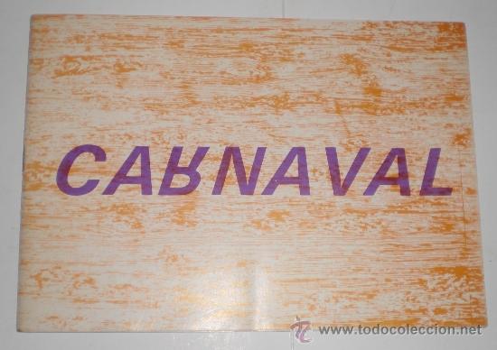 Libros de segunda mano: Carnaval de C&aacute;diz. Historia e influencias del Carnaval. Final del Falla 1983. - Foto 1