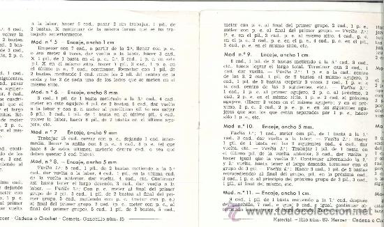 Libros de segunda mano: 40 MODELOS DE ENCAJES DE GANCHILLO. &Aacute;lbum n&ordm; 16. - Foto 2