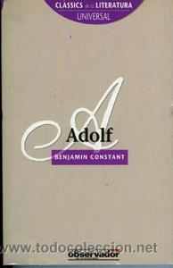 Libros de segunda mano: ADOLF. CONSTANT, Benjamin - Foto 1