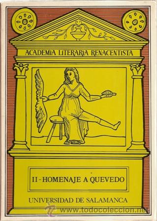 Libros de segunda mano: Homenaje a Quevedo, Universidad de Salamanca - Foto 1
