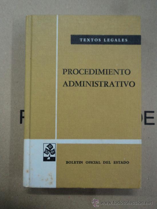 Libros de segunda mano: Procedimiento administrativo - Colecci&oacute;n de textos legales. - Foto 1