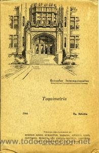 Libros de segunda mano: TAQUIMETR&Iacute;A. ESCUELAS INTERNACIONALES - Foto 1