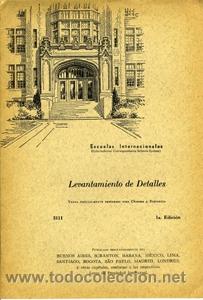 Libros de segunda mano: LEVANTAMIENTO DE DETALLES. ESCUELAS INTERNACIONALES - Foto 1