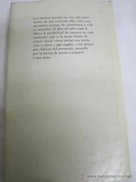 Libros de segunda mano: EL LIBRO DEL SABER ESTAR de CAMILO L&Oacute;PEZ - Foto 2
