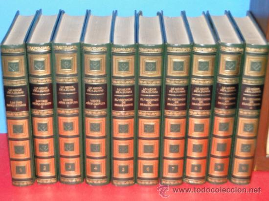 Libros de segunda mano: LO MEJOR DE ALEJANDRO DUMAS.(10 VOL. EDICI&Oacute;N COMPLETA.) - Foto 1