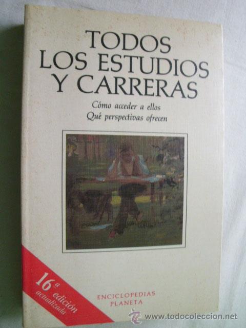 Libros de segunda mano: TODOS LOS ESTUDIOS Y CARRERAS. 1996 - Foto 1