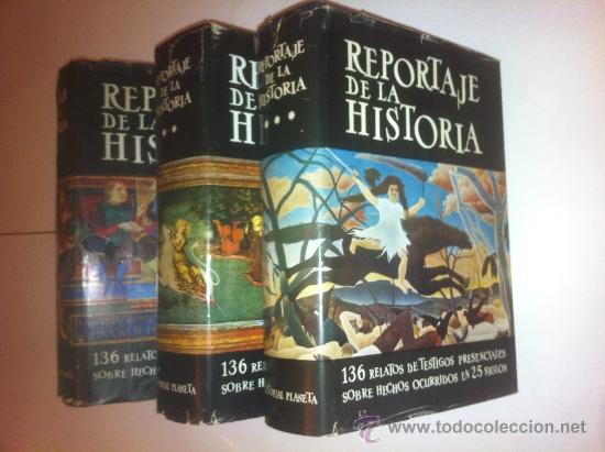 Libros de segunda mano: REPORTAJE DE LA HISTORIA - MARTIN DE RIQUER - PLANETA 3 TOMOS - Foto 1