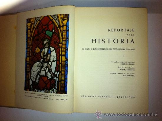 Libros de segunda mano: REPORTAJE DE LA HISTORIA - MARTIN DE RIQUER - PLANETA 3 TOMOS - Foto 4