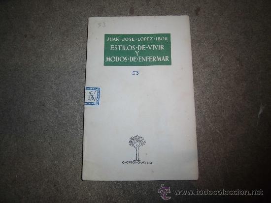 Libri di seconda mano: ESTILOS DE VIVIR Y MODOS DE ENFERMAR.O CRECE O MUERE