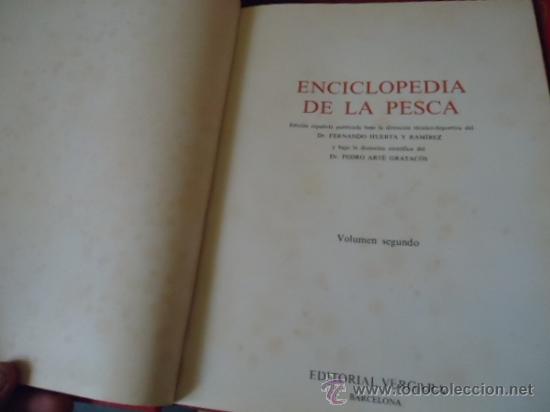 Libros de segunda mano: ENCICLOPEDIA DE LA PESCA - BERGARA 2 TOMOS - COMPLETO - 1967 - Foto 8