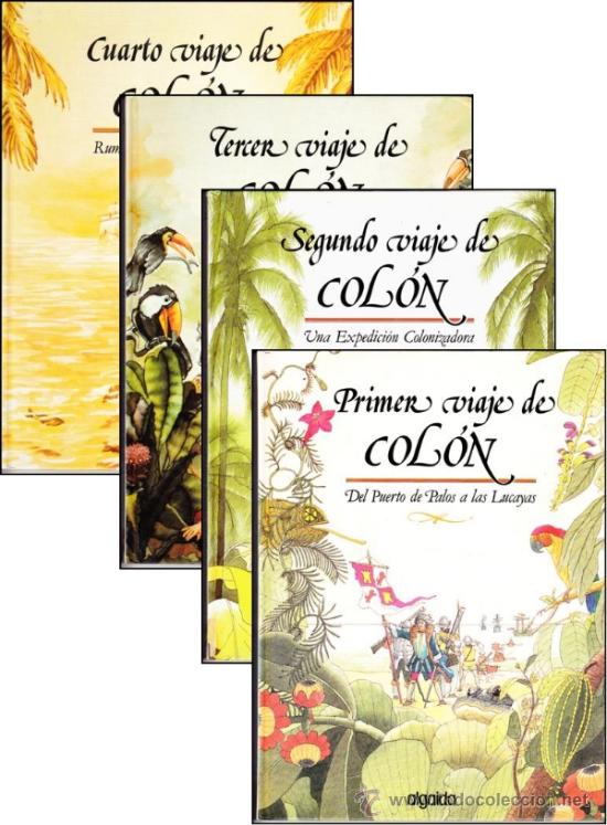 Gebrauchte B&uuml;cher: 4 TOMOS COLECCI&Oacute;N VIAJES DE COLON ED. ALGAIDA--- VER FOTOGRAFIAS ● KB0644