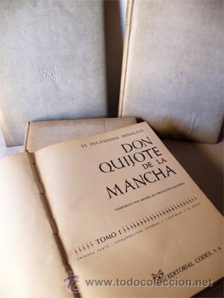 Libros de segunda mano: EL INGENIOSO HIDALGO DON QUIJOTE DE LA MANCHA ED.CODEX (1965) - Foto 1