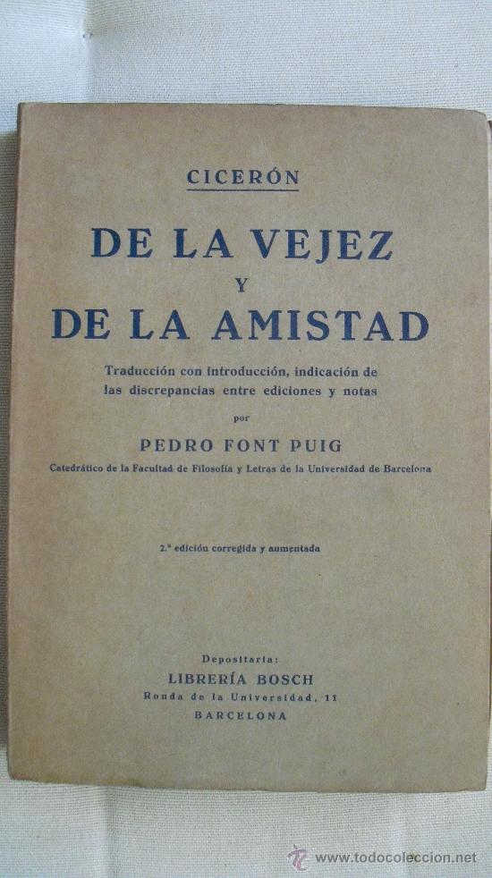 Libros de segunda mano: De la vejez y de la amistad. Ciceron. - Foto 1