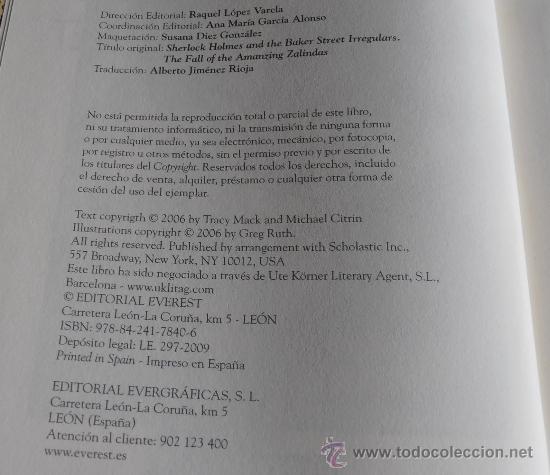 Libros de segunda mano: SHERLOCK HOLMES Y LOS IRREGULARES DE BAKER STREET - Foto 9