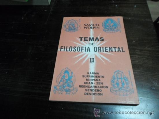 Libros de segunda mano: Samuel Wolpin, Temas de Filosofia Oriental, Ed. Kier - Foto 1