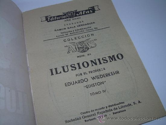 Libros de segunda mano: ANTIGUO LIBRITO ...ILUSIONISMO - Foto 2