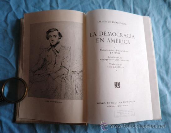 Libros de segunda mano: LA DEMOCRACIA EN AMERICA - ALEXIS DE TOCQUEVILLE - A&Ntilde;O 1957. - Foto 2