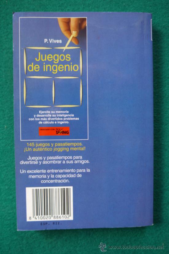 Libros de segunda mano: JUEGOS DE INGENIO - Foto 2